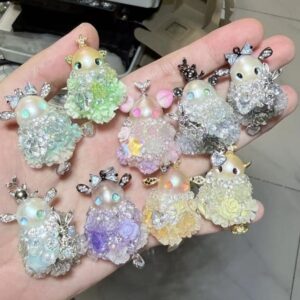 Handmade Baroque Pearl Monster Charms & Brooches